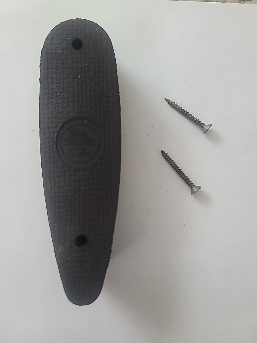 CVA Wolf Break Action Muzzleloader Rifle Buttpad With Screws Black Powder