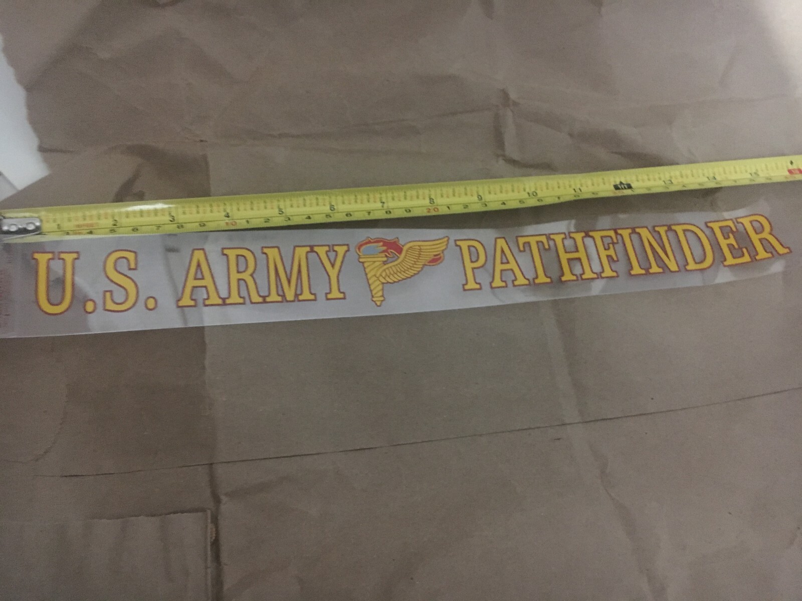 US Army PATHFINDER Window Decal (Applied outside)