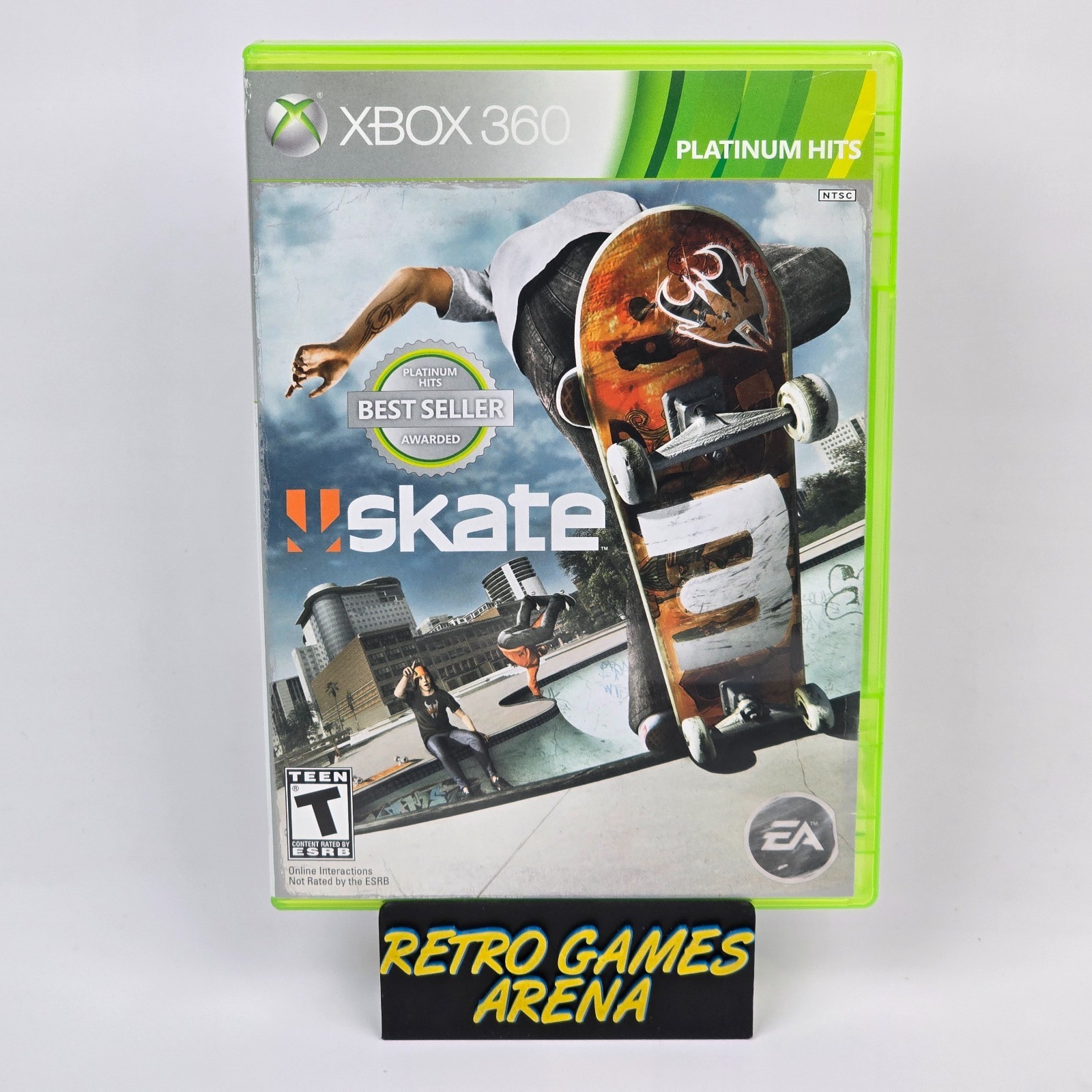 Skate 3 (Xbox 360) Platinum Hits Case & Disc