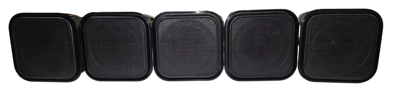 Philips HTS3371/3372 Home Theater Speakers Set of 5 Center Front Rear Black