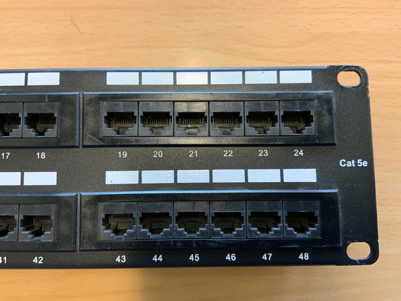 Wirepath WP-CAT5E-PP-48 Rack Mount 48-Port RJ-45 Cat 5e Patch Panel