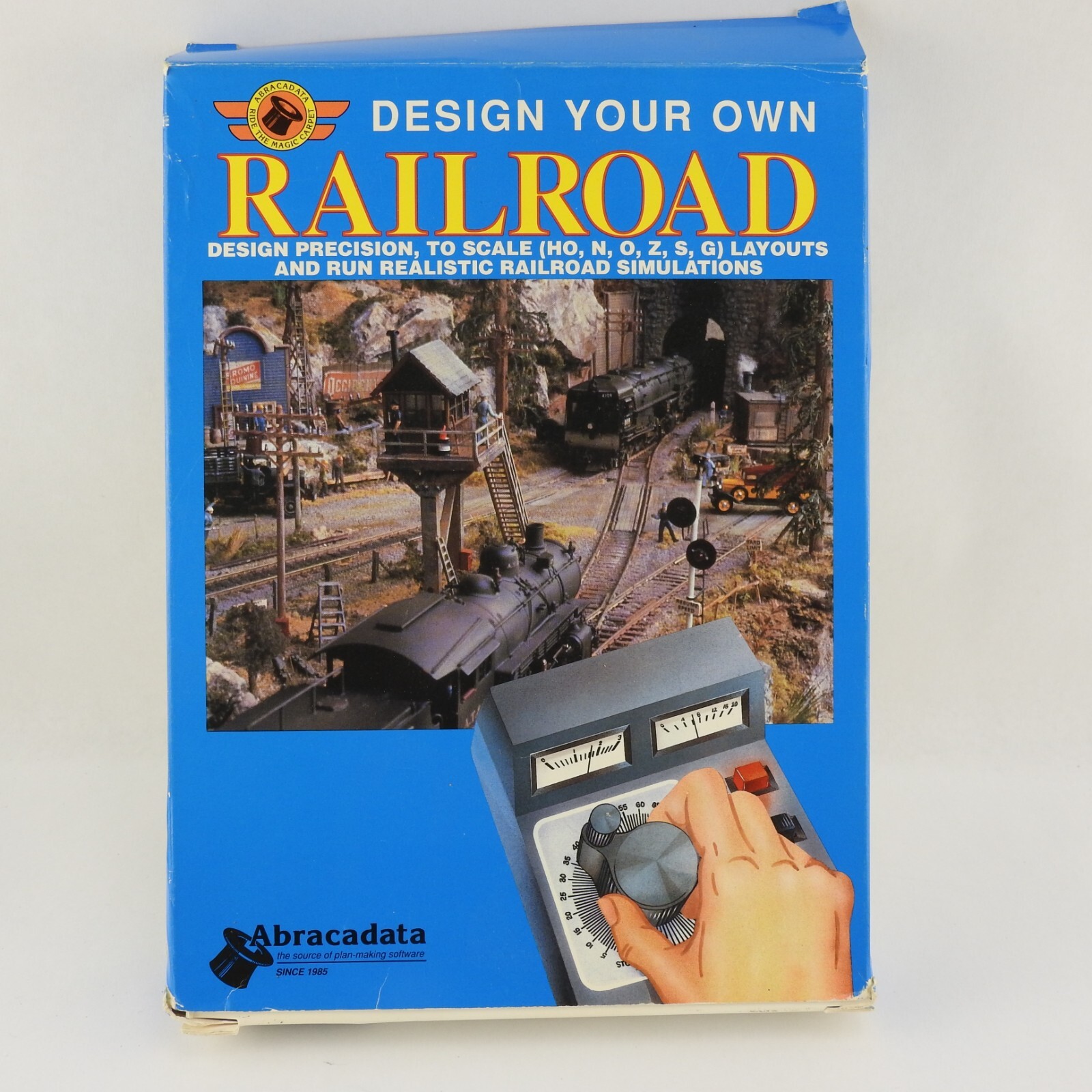 Design Your Own Railroad Train Legacy PC Software by Abracadata Macintosh