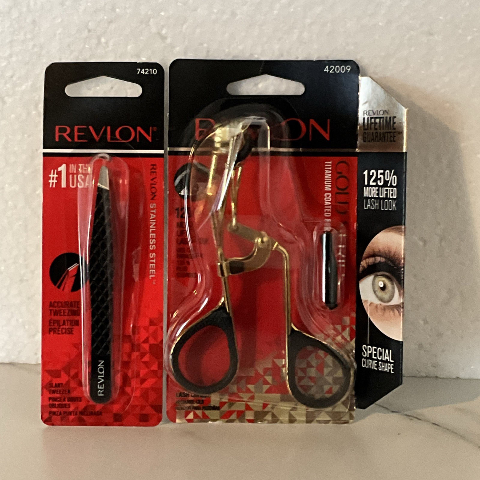 Lot Of 2 REVLON TWEEZEE & LASH CURLER- 74210/42009