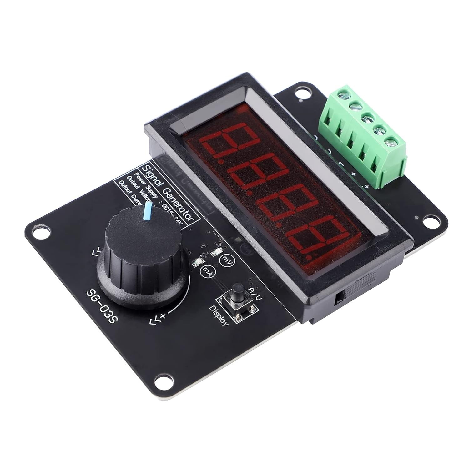Dual Output Current & Voltage Signal Generator - Perfect for PLC & LED Testing