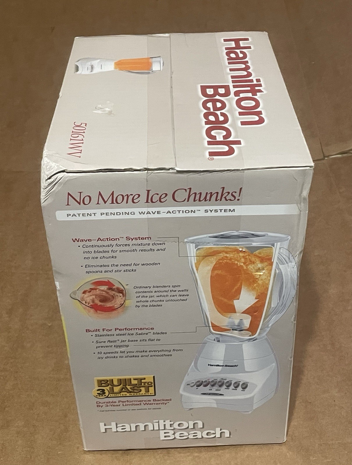 HAMILTON BEACH WAVE MAKER 10-SPEED BLENDER 50161WV NEW SEALED BOX