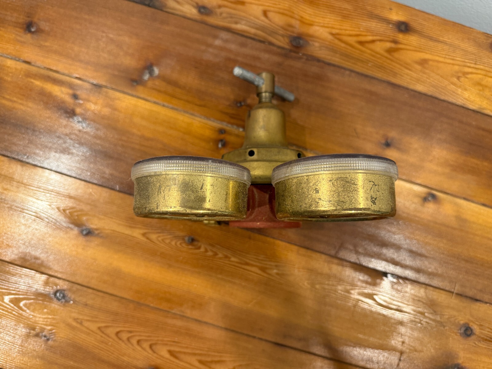 Brooklyn NY Acetylene Oxygen Brass Regulator S-S Co.
