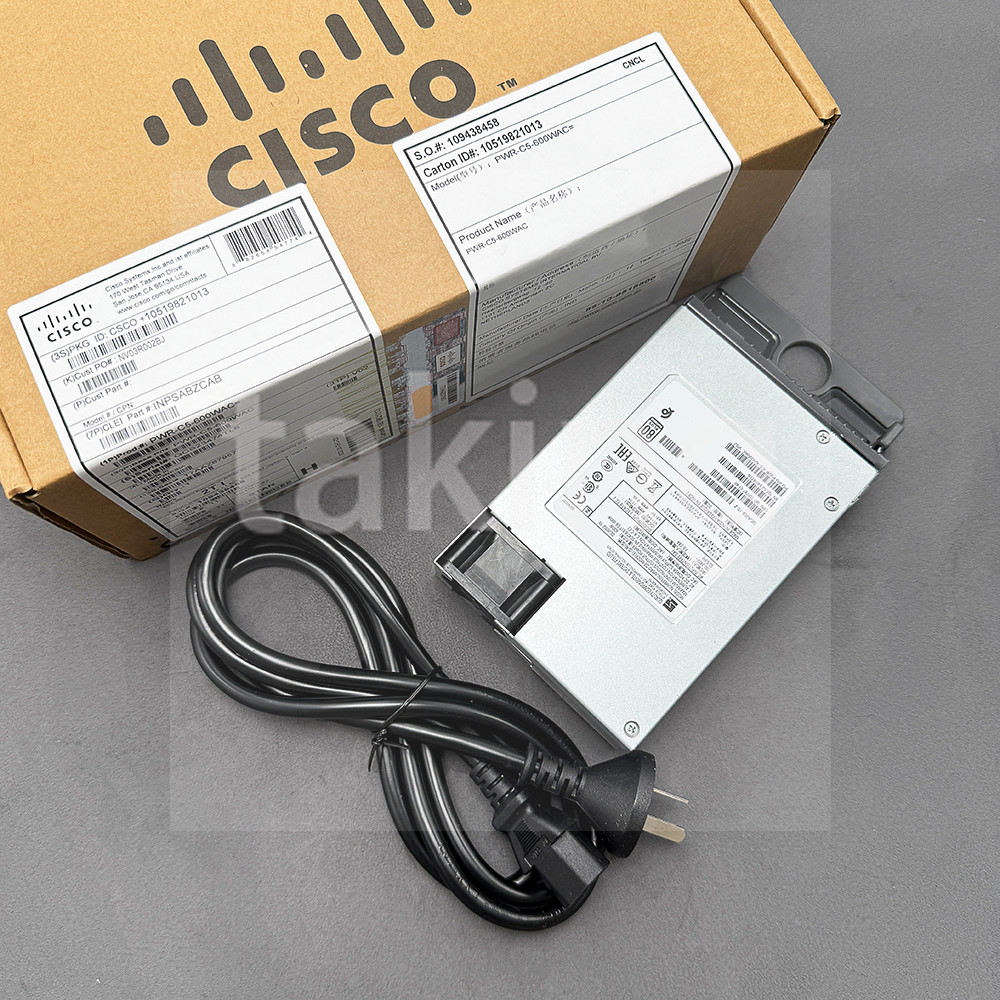 Brand New Sealed Cisco PWR-C5-600WAC AC Power Supply Catalyst 9200 Switch