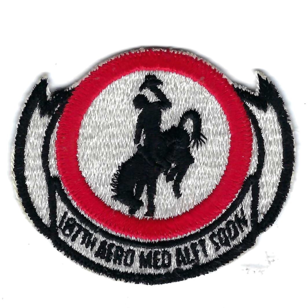 ORIGINAL 60's(C-119/C-121 era) 187th  AEROMED AIRLIFT SQ (SCHIFFLI MADE) patch