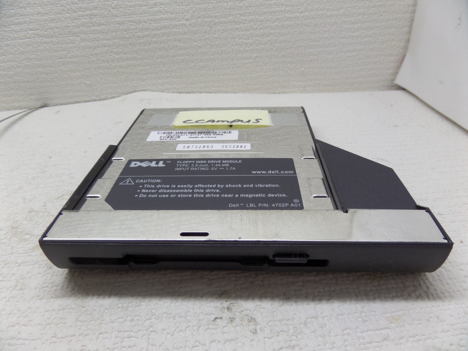 Dell Latitude C-Series 1.44MB Floppy Disk Drive Module P/N 4702P