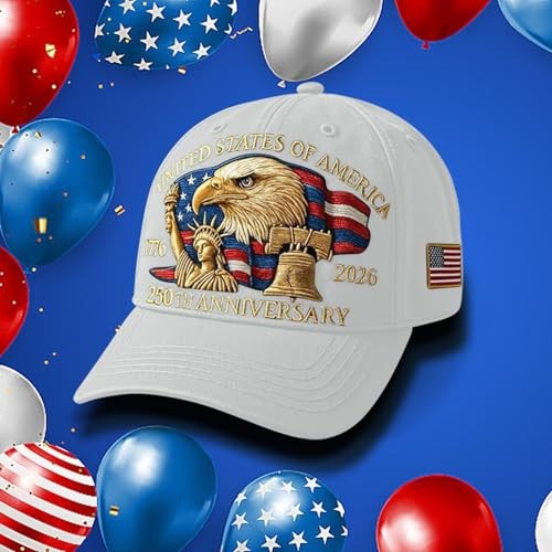 250th Anniversary USA Commemorative Adjustable Baseball Cap