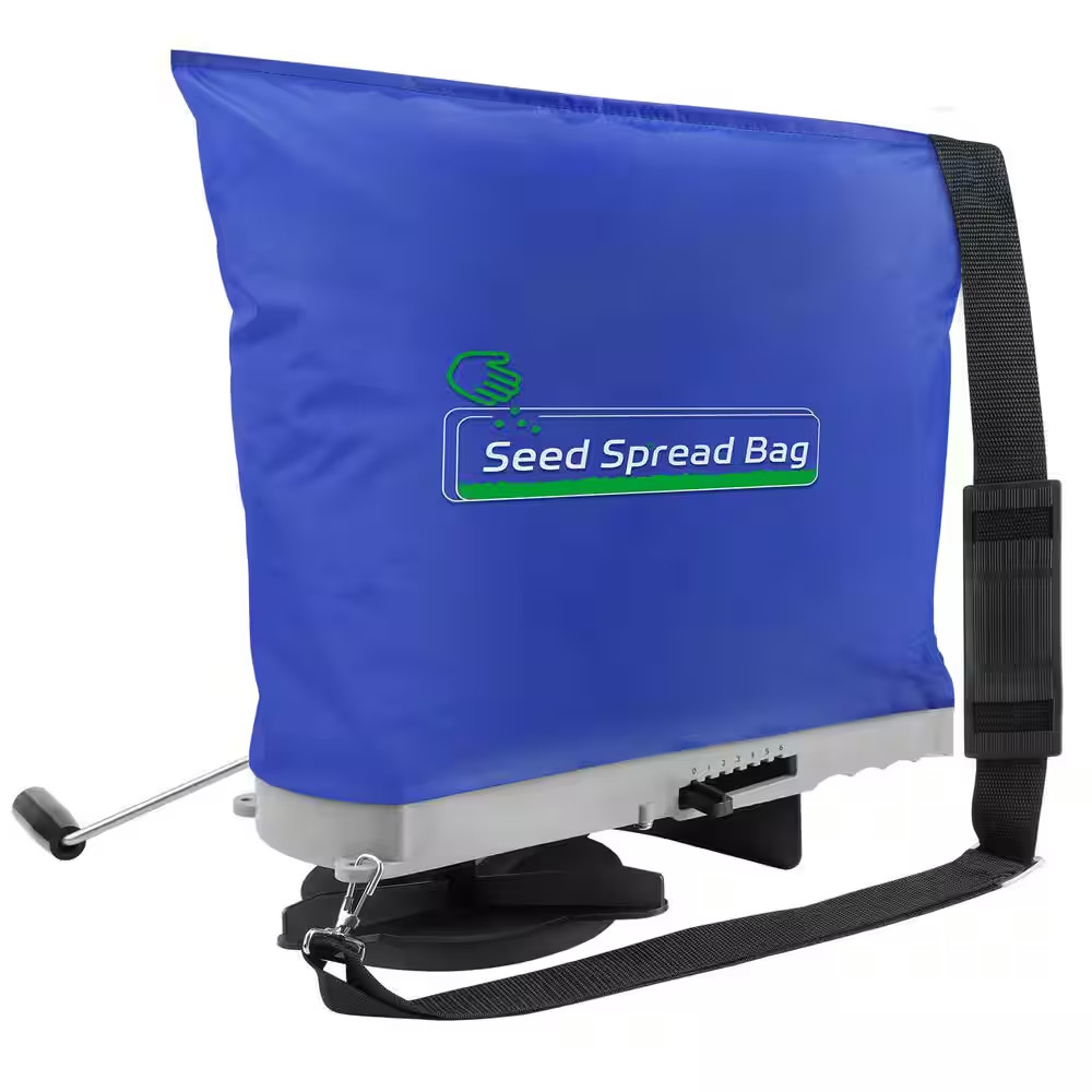 Bag Broadcast Seed Spreader with Waterproof Bag Unique Baffle and Accurate Gears