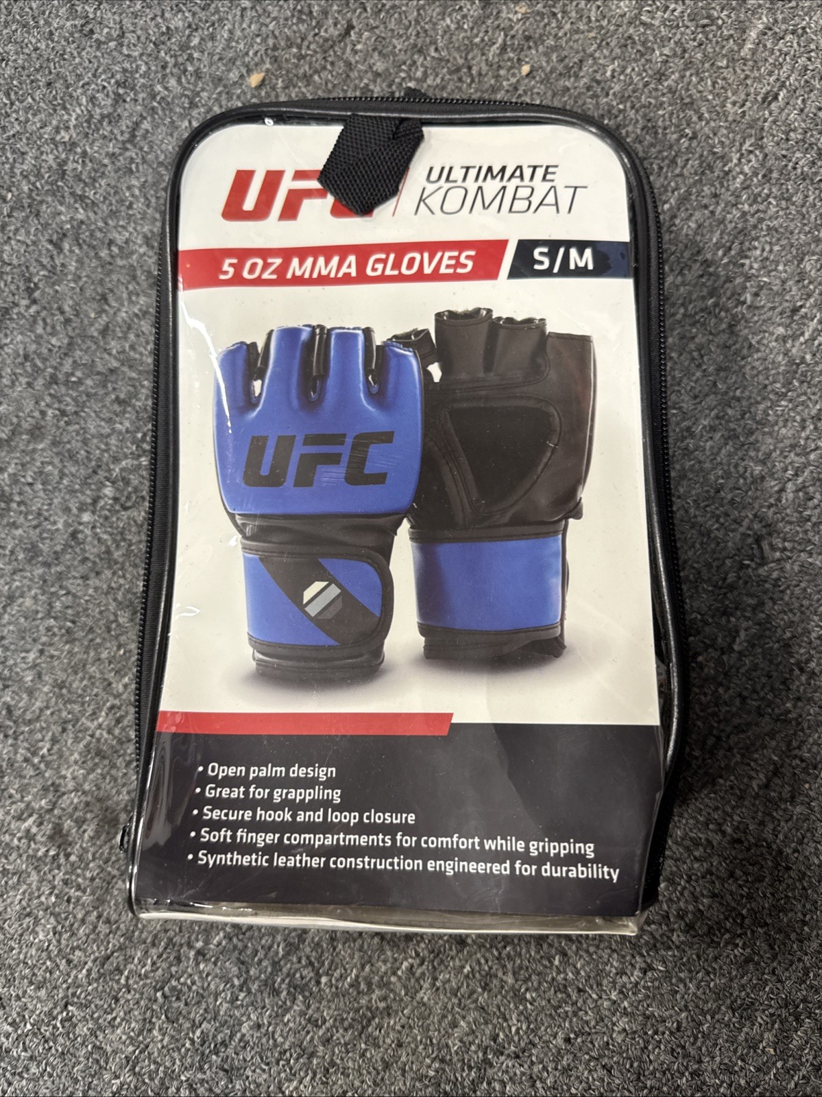 UFC Unisex's MMA Gloves Small/Medium - Blue