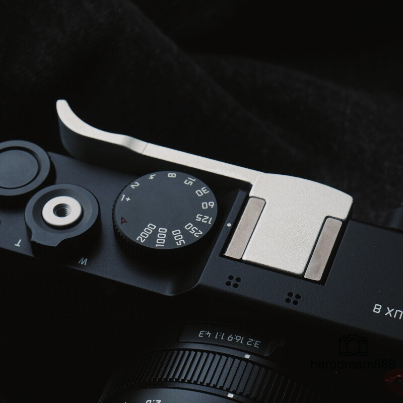 New Aluminum Hot Shoe Thumb Up Grip for Leica D-LUX8 DLUX8 Camera Support Handle