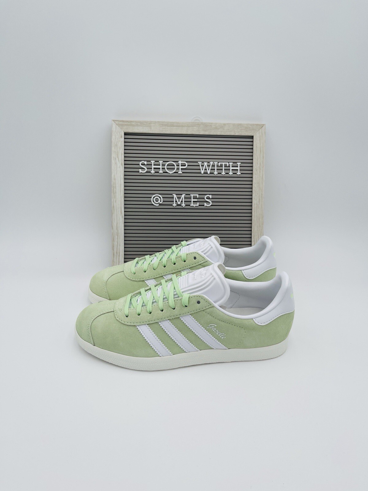 Adidas Womens Gazelle Originals Matcha Green White IE0442