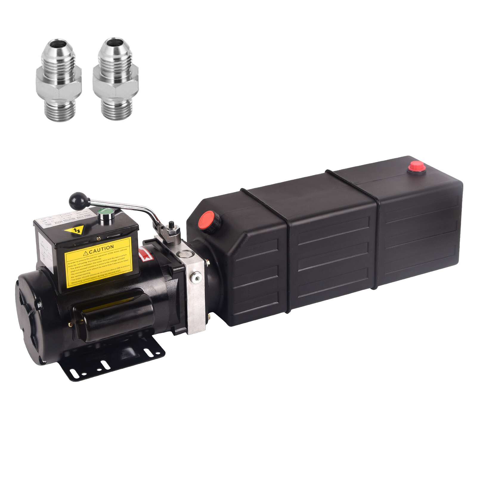 16 Quart Hydraulic Pump 4 Gallon Single Acting 2850rpm Electric Pump 2HP