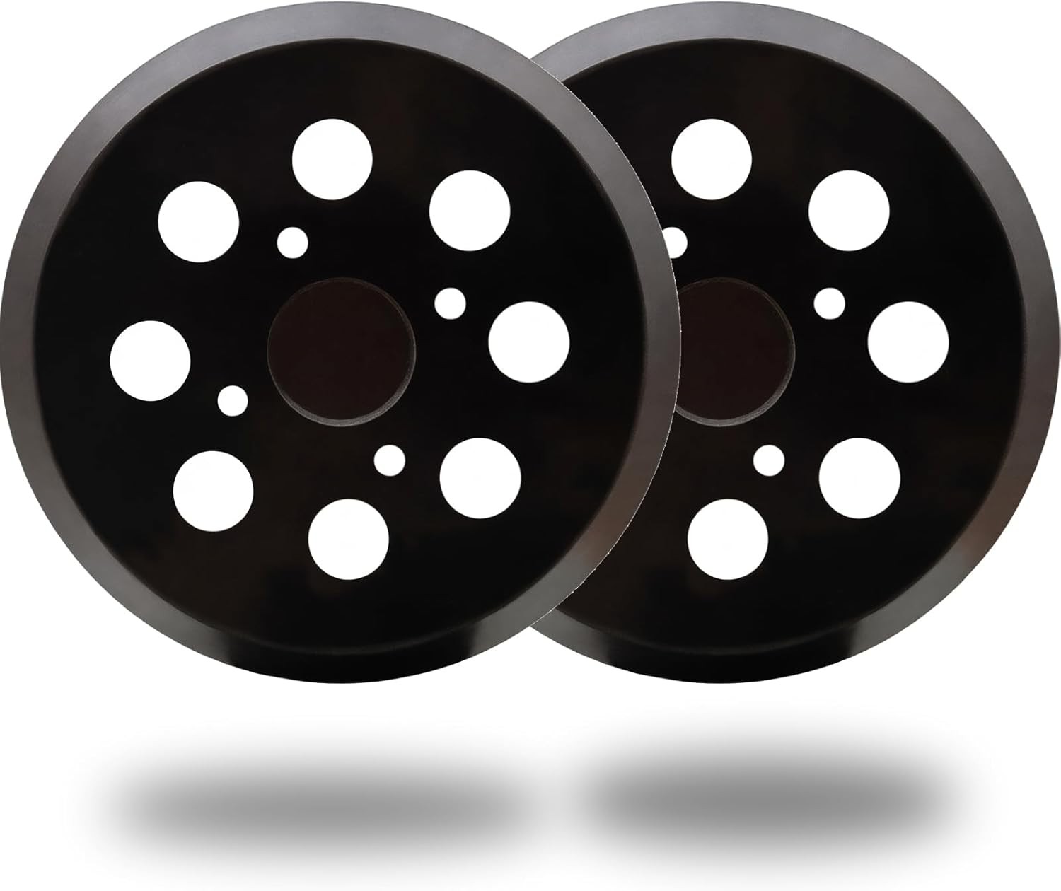2 Pack 5 Inch 8 Hole Hook and Loop Sander Pad for Ridgid R2600, R2601 5" Random