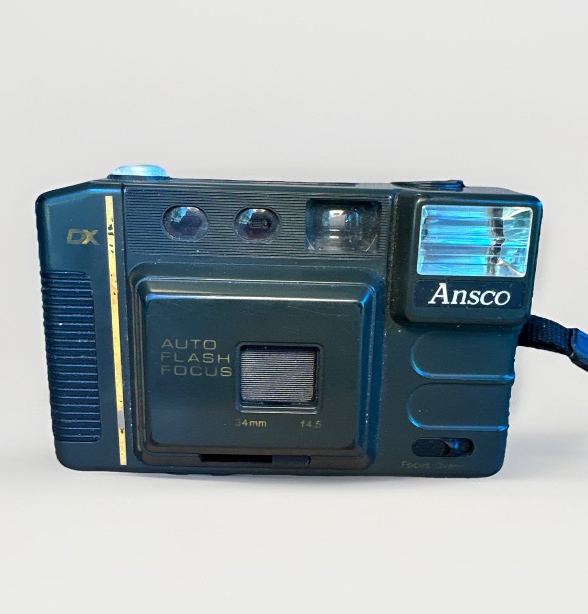 VINTAGE Ansco 35AFF Sensor Control Point Shoot 35mm Film Camera 34mm f/4.5 Lens