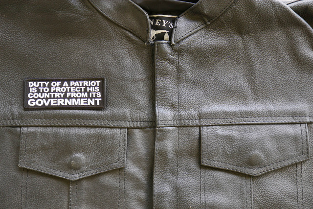 Patch (Iron-On/Sew-On), Duty Of A Patriot Protect His Country 4"x1.5"