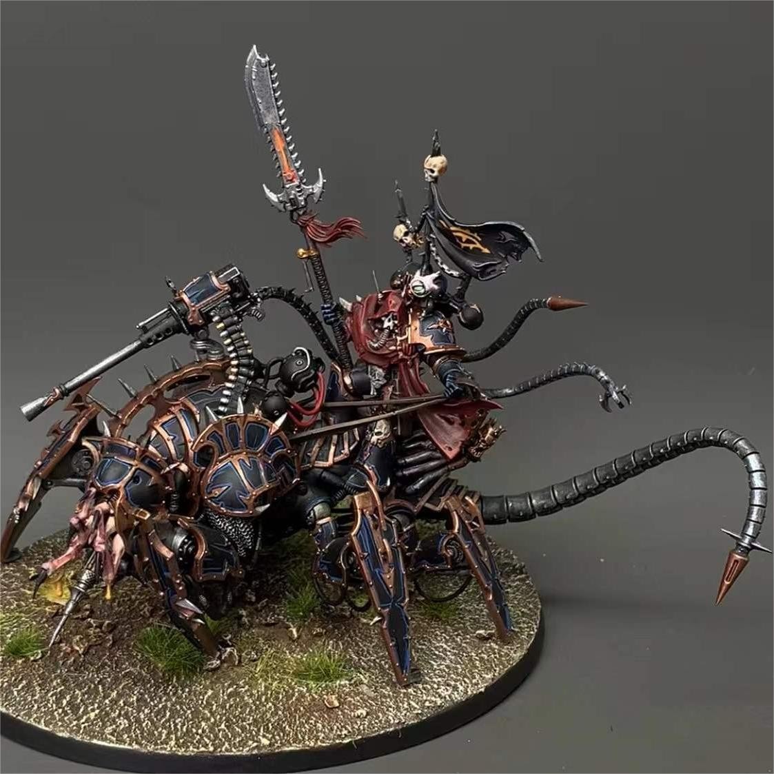 ProPainted Lord Discordant On Helstalker Warhammer 40k Chaos Space Marines Minis