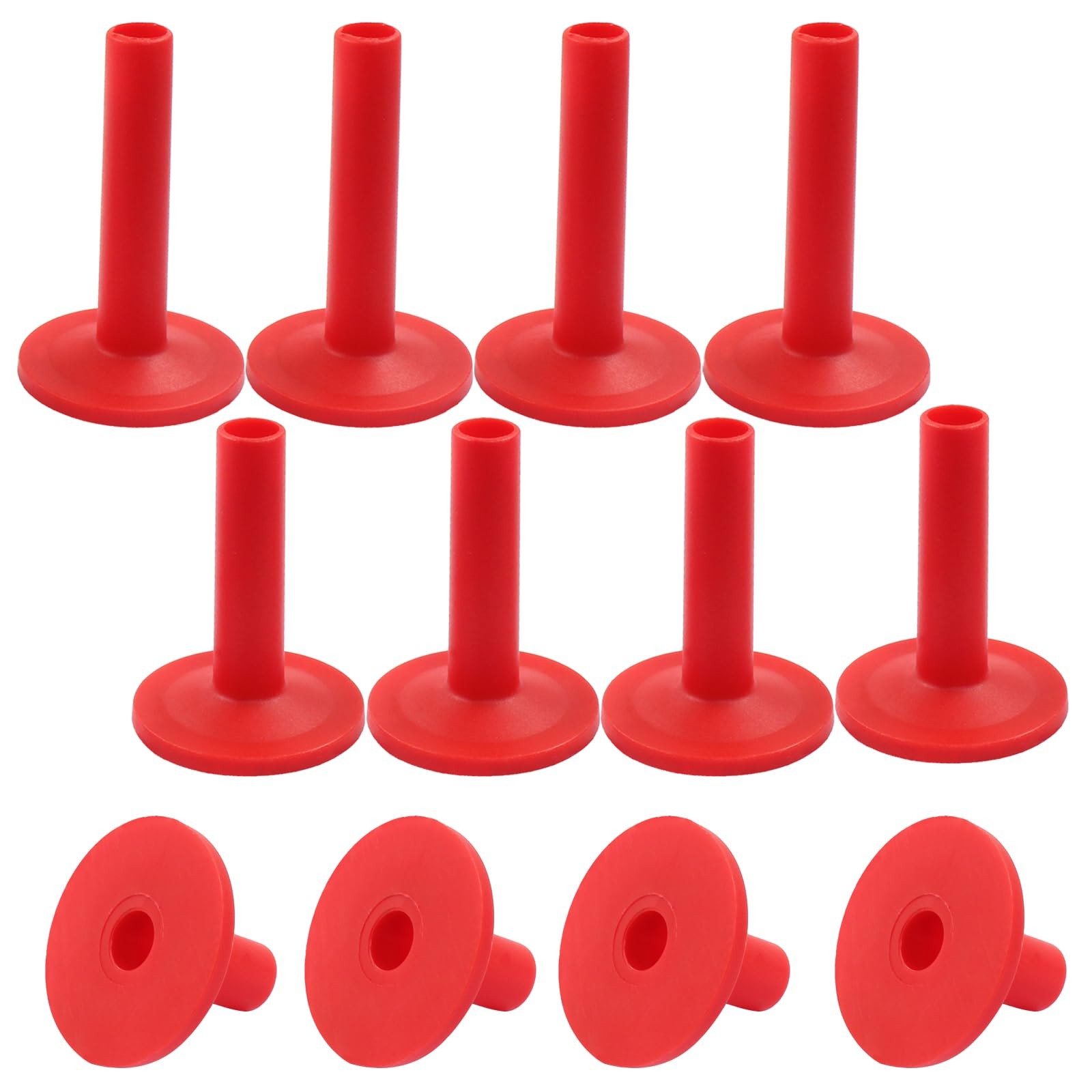 12Pcs Cymbal Sleeves Long/Medium/Short Drum Sleeves, 8mm Flanged Cymbal Sleev...