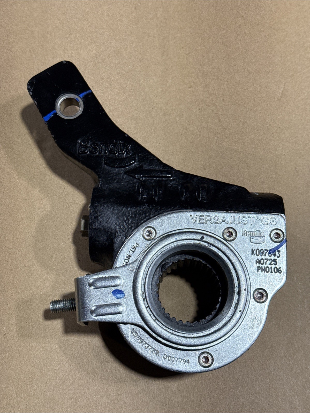 Bendix Slack Adjuster Automatic 1.5 Inch - 28 Spline 5.5 Inch Span New K097643