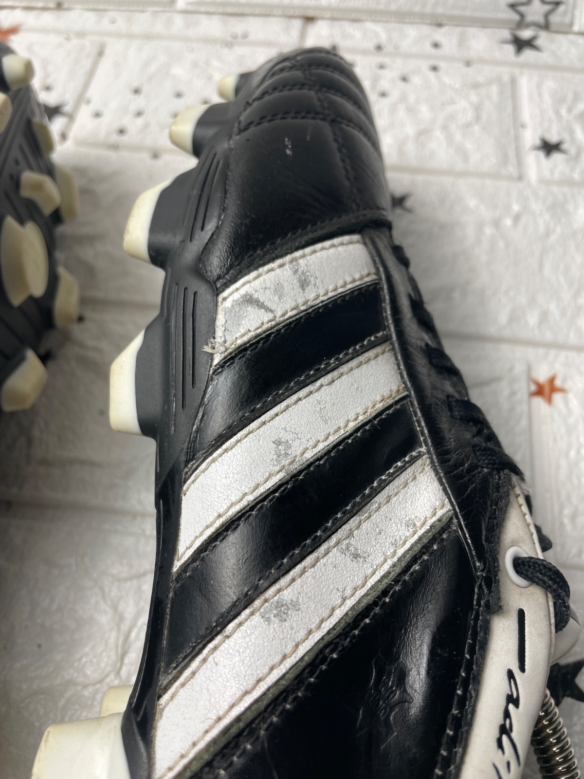 ADIDAS ADINOVA TRX FG/AG US9 UK8.5 EUR42 BOOTS LEATHER CLEATS SOCCER FOOTBALL