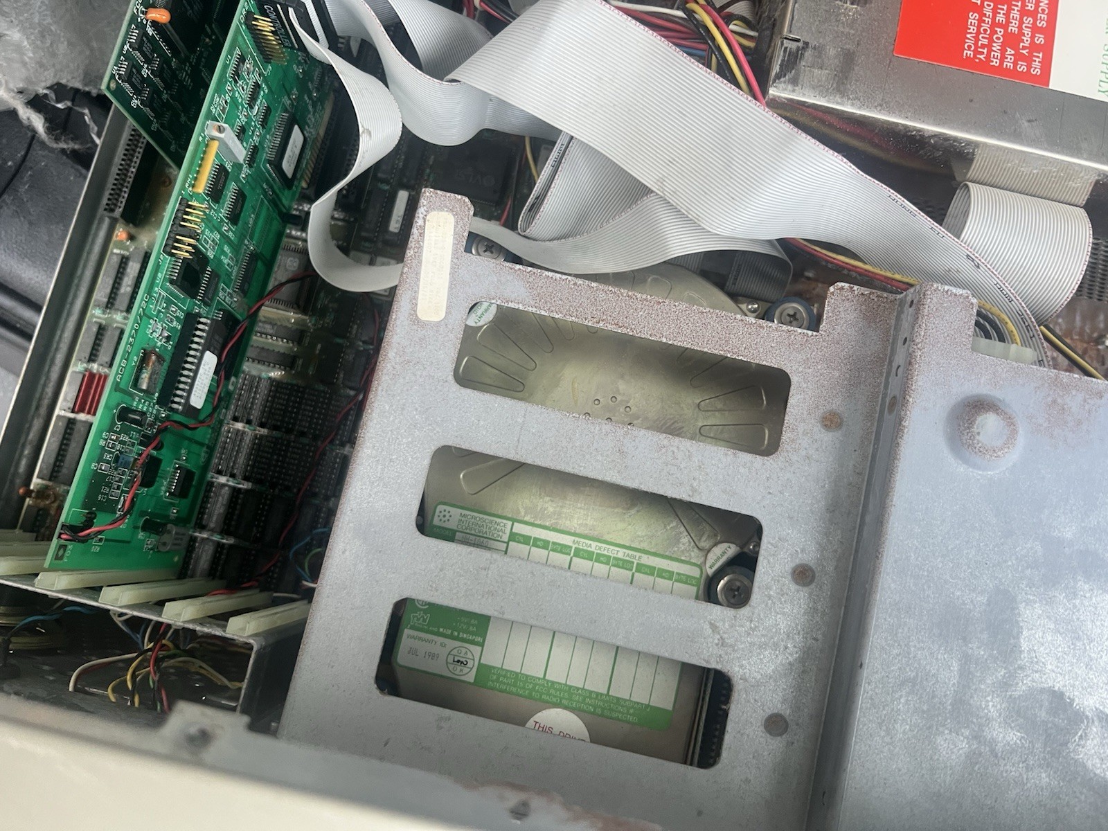 Vintage Northgate computer CPU Shell components floppy as is untested