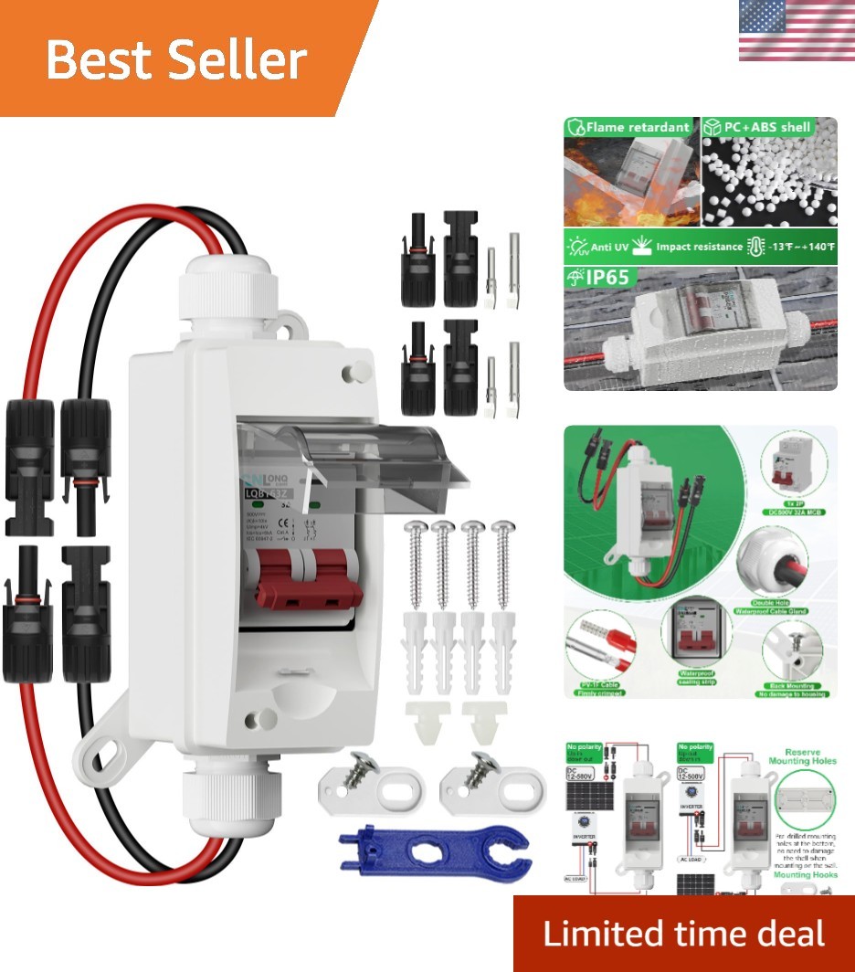 Flame-Retardant Mini Circuit Breaker for 500V DC Applications - Safe & Reliable