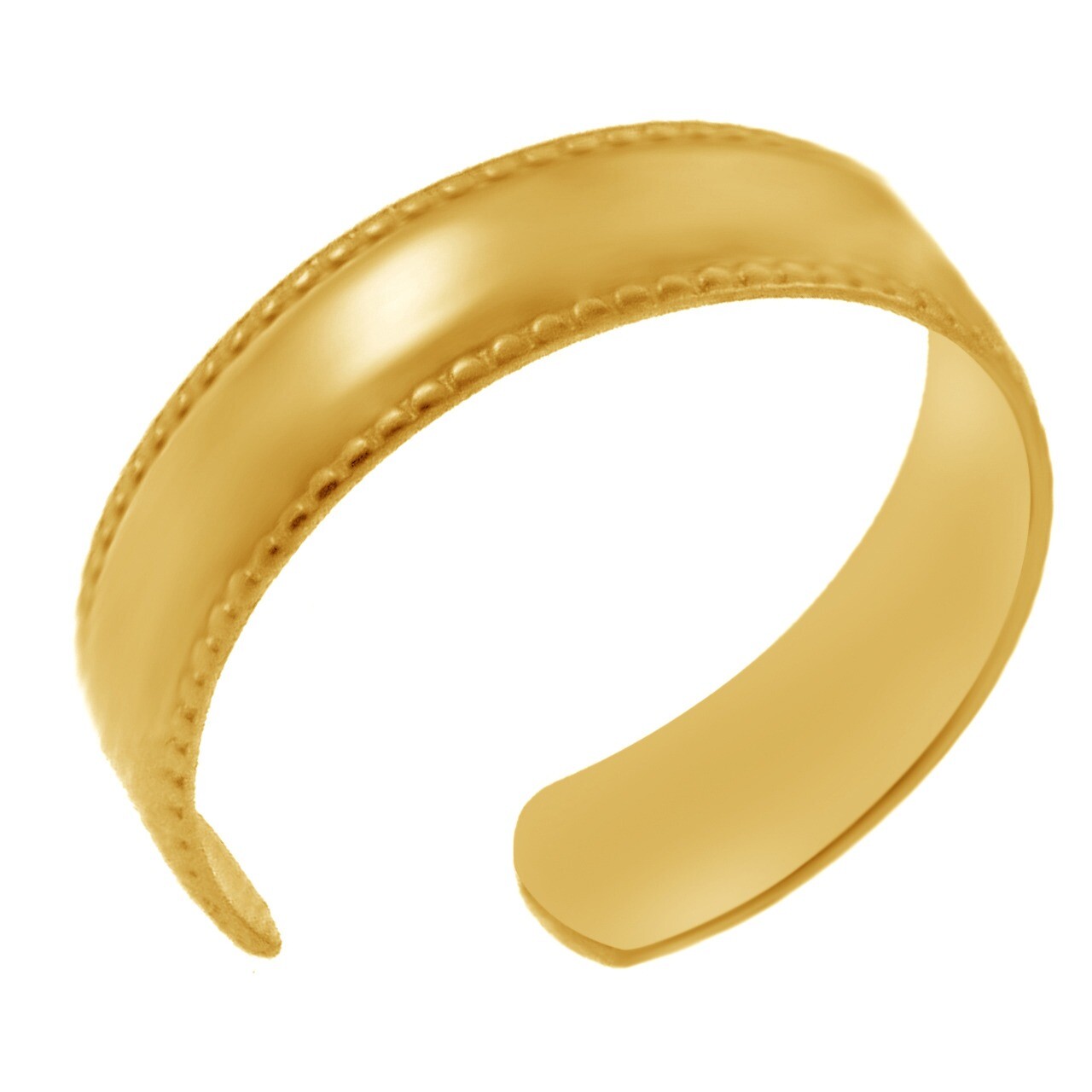 Toe Ring Bold Classic 10K Yellow Gold