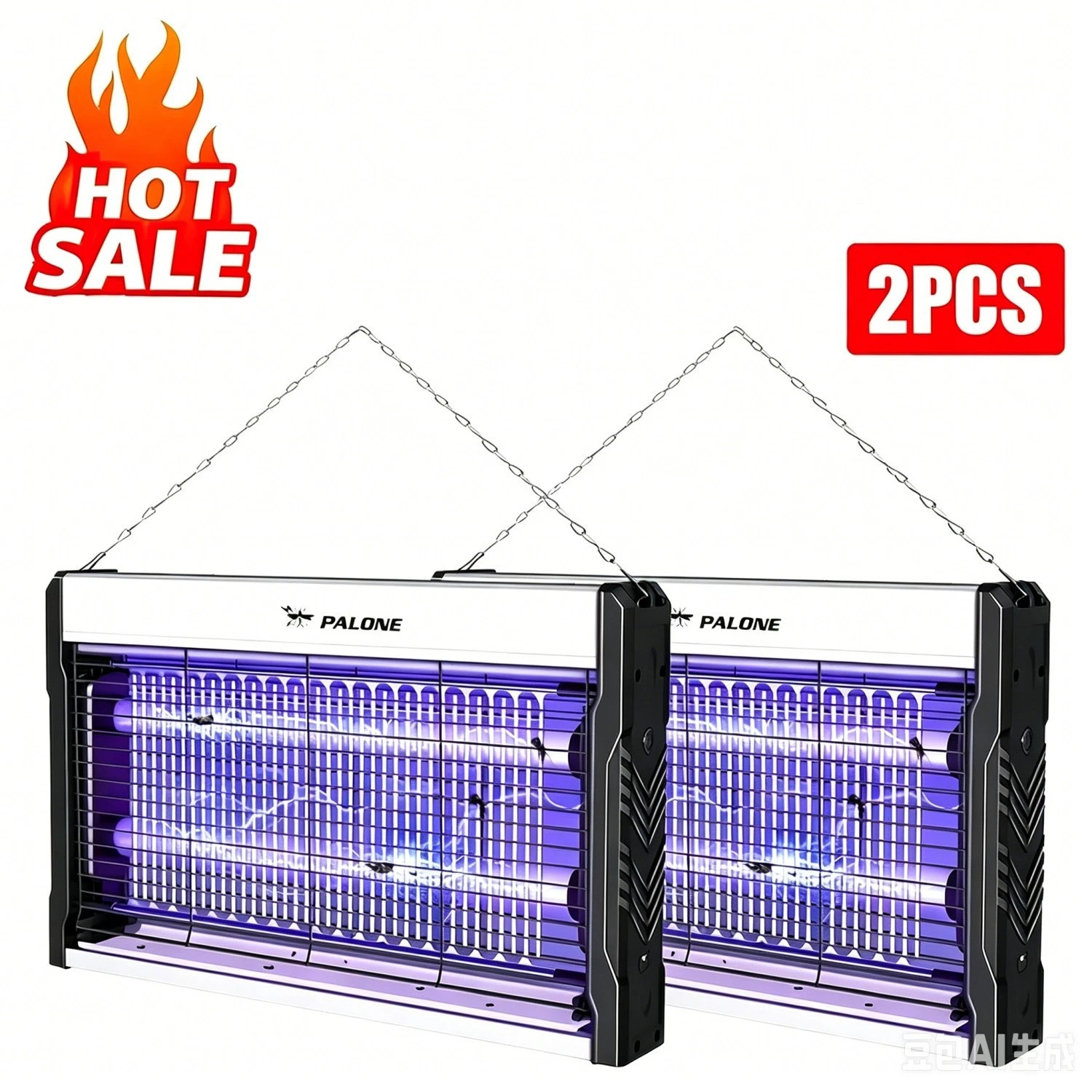 2X Lamp Insect Killer Mosquito Zapper Bug Pest Fly Trap Electric Indoor Light