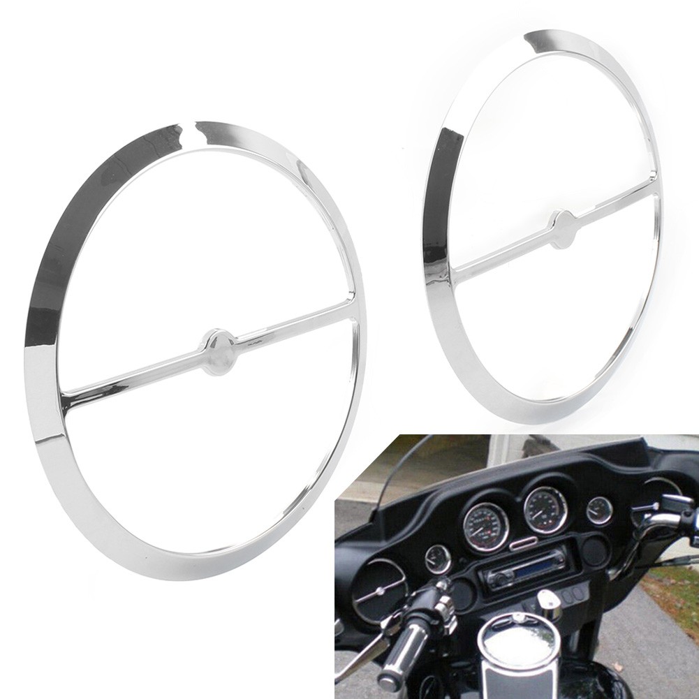 Speaker Inner Fairing Cover Trim Grill For Harley Electra Tri Street Glide FLHX