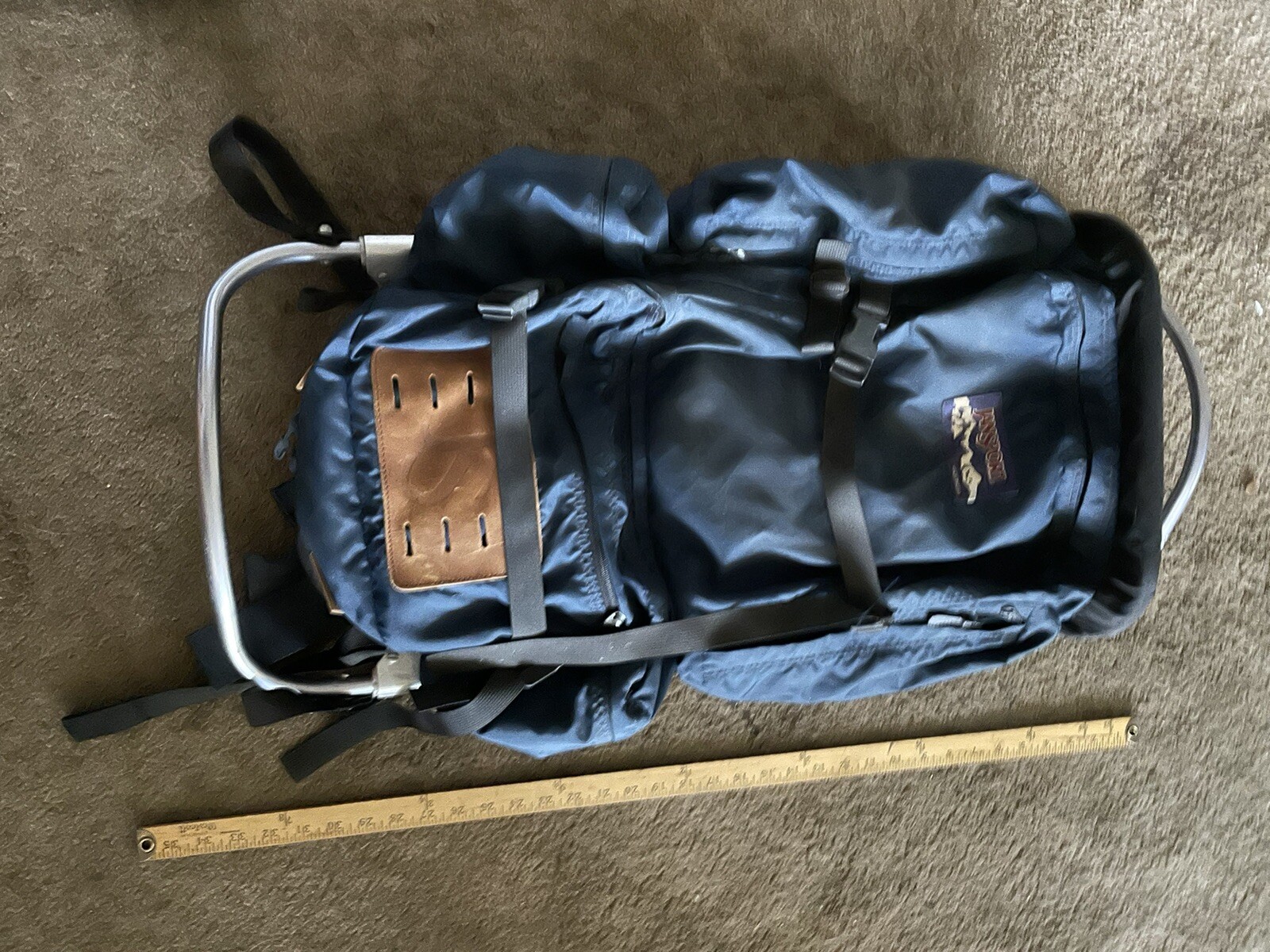 Vintage Jansport External Frame Backpacking Pack w/ Hip Wings ~ MADE IN USA