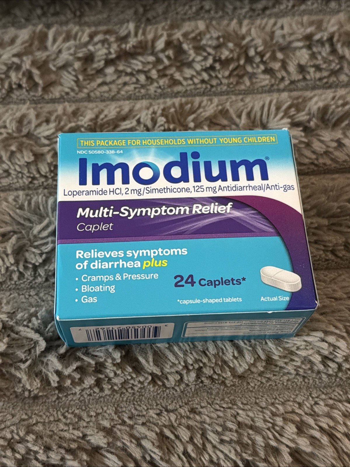 Imodium Multi-Symptom Relief Caplets - 24ct - EXP: 04/27