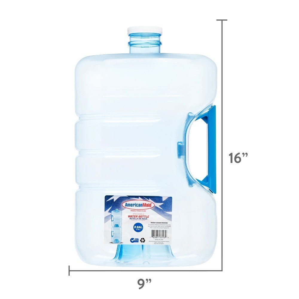 - Stackable & Refillable Water Gallon (3gal)