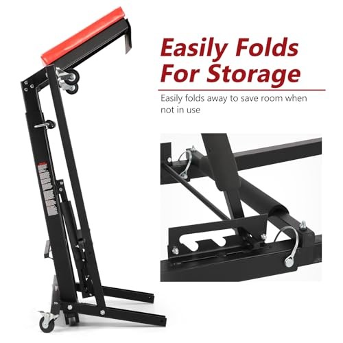 Automotive Engine High Top Creeper Workstation Shop Mechanic | Adjustable