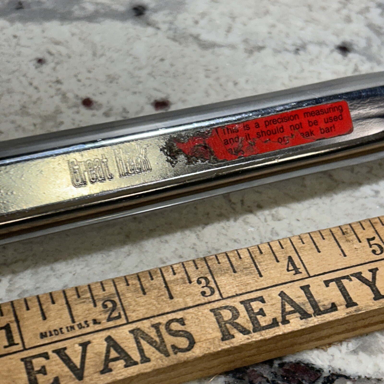 Great Neck Torque Wrench 1/2 Drive