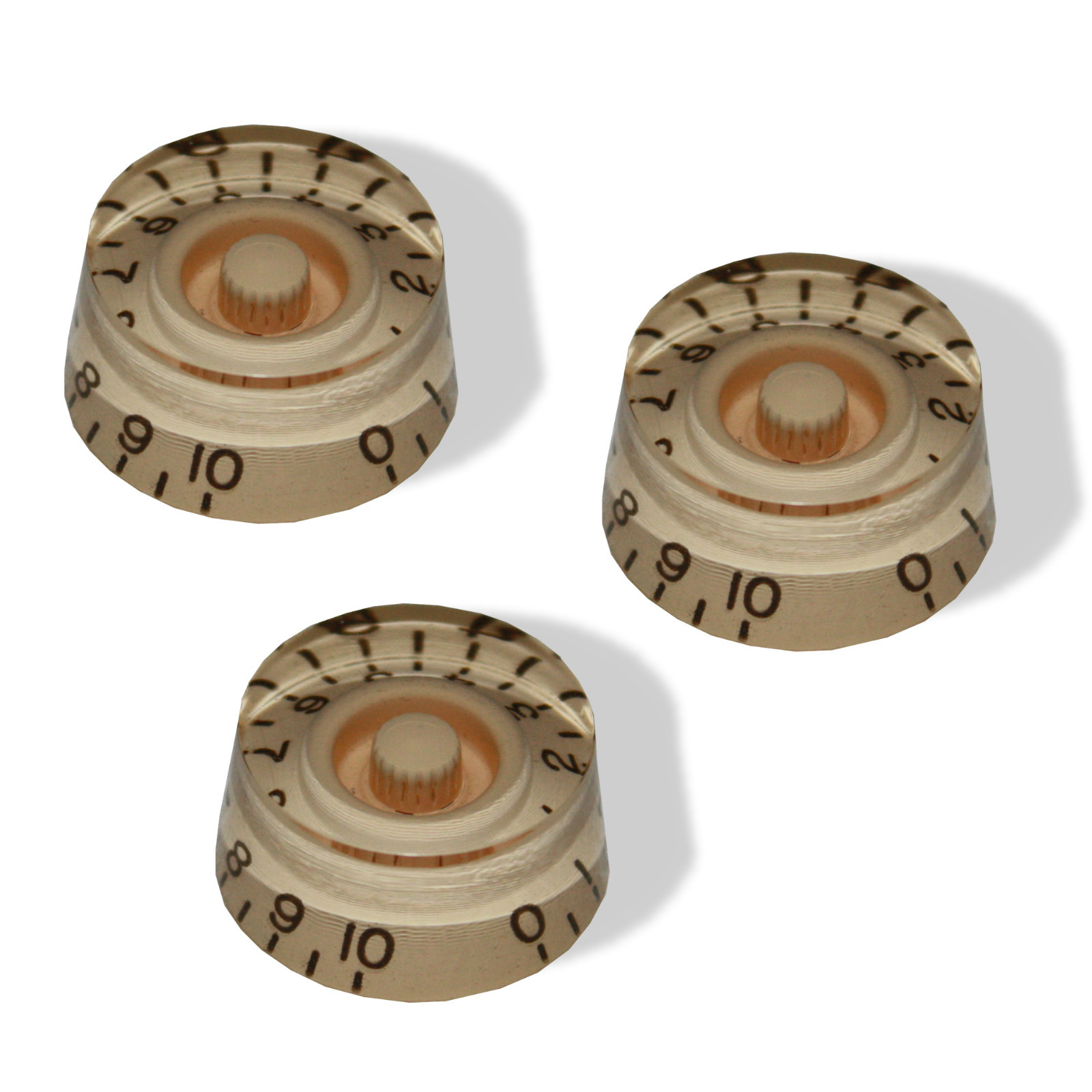Knob Speed Style Cream 6mm Package of 3 Bitterroot 0811292CM-3P