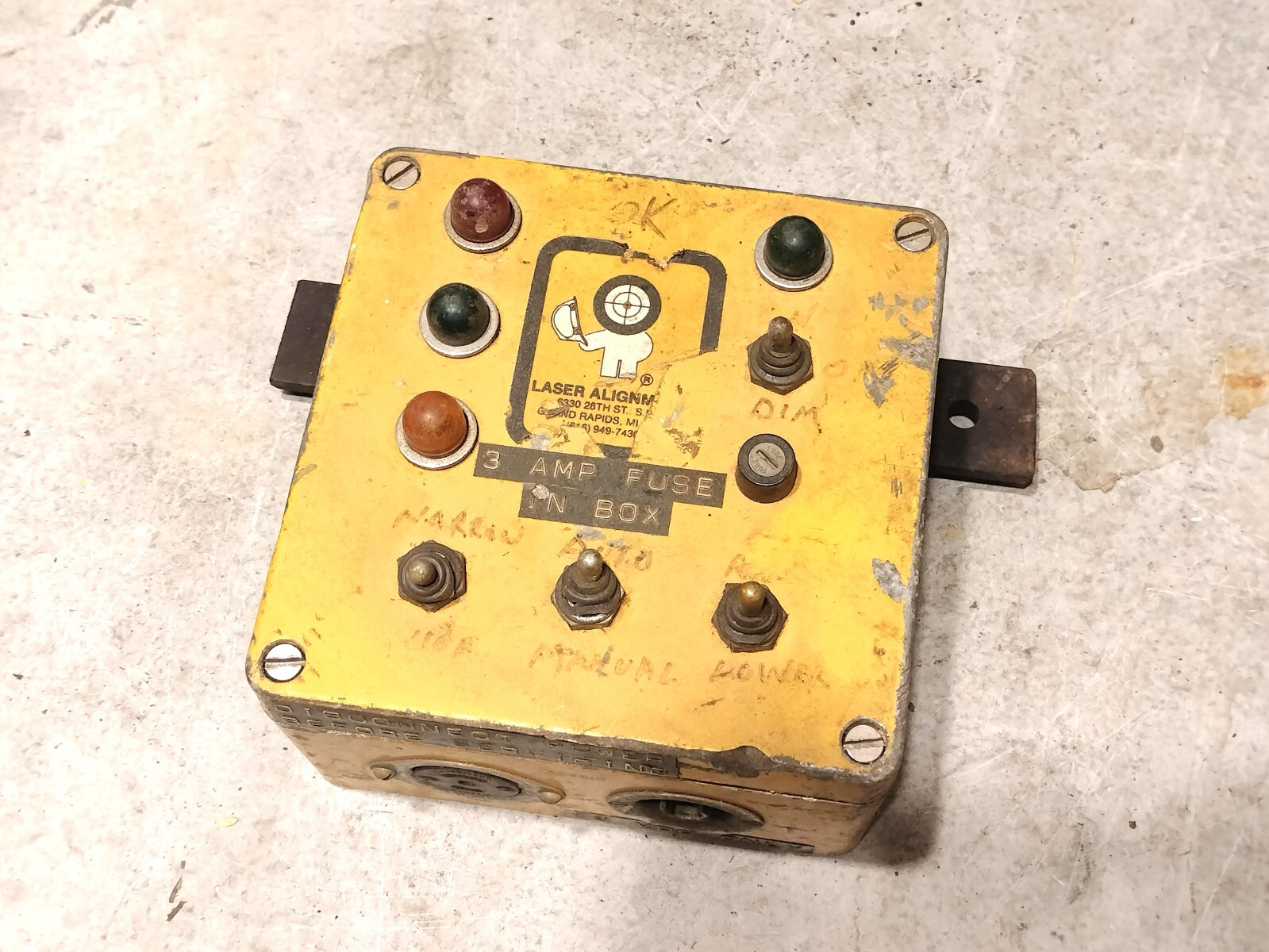Laser Alignment Machine Control Box Controller Laser Backhoe Dozer