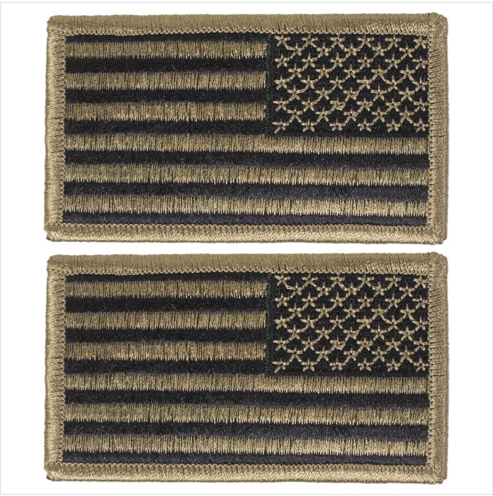 GENUINE U.S. ARMY FLAG PATCH: UNITED STATES OF AMERICA - OCP TACTICAL FLAG REVER
