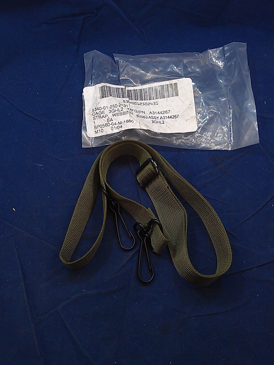 STRAP PVS-7 AN/PVS-7 PN/A3144267 NSN 5340-01-250-2431 F36-4A