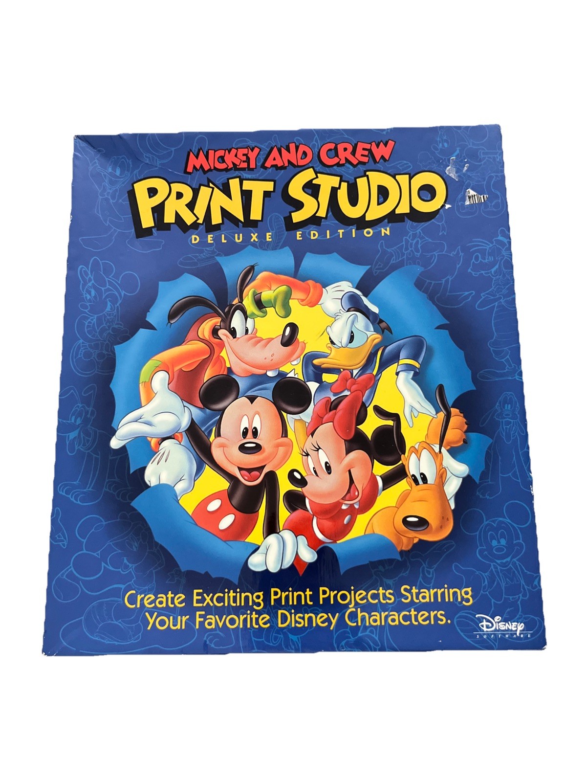 Disney Mickey & Crew Print Studio Deluxe Edition PC Floppy Disney Windows 3.1