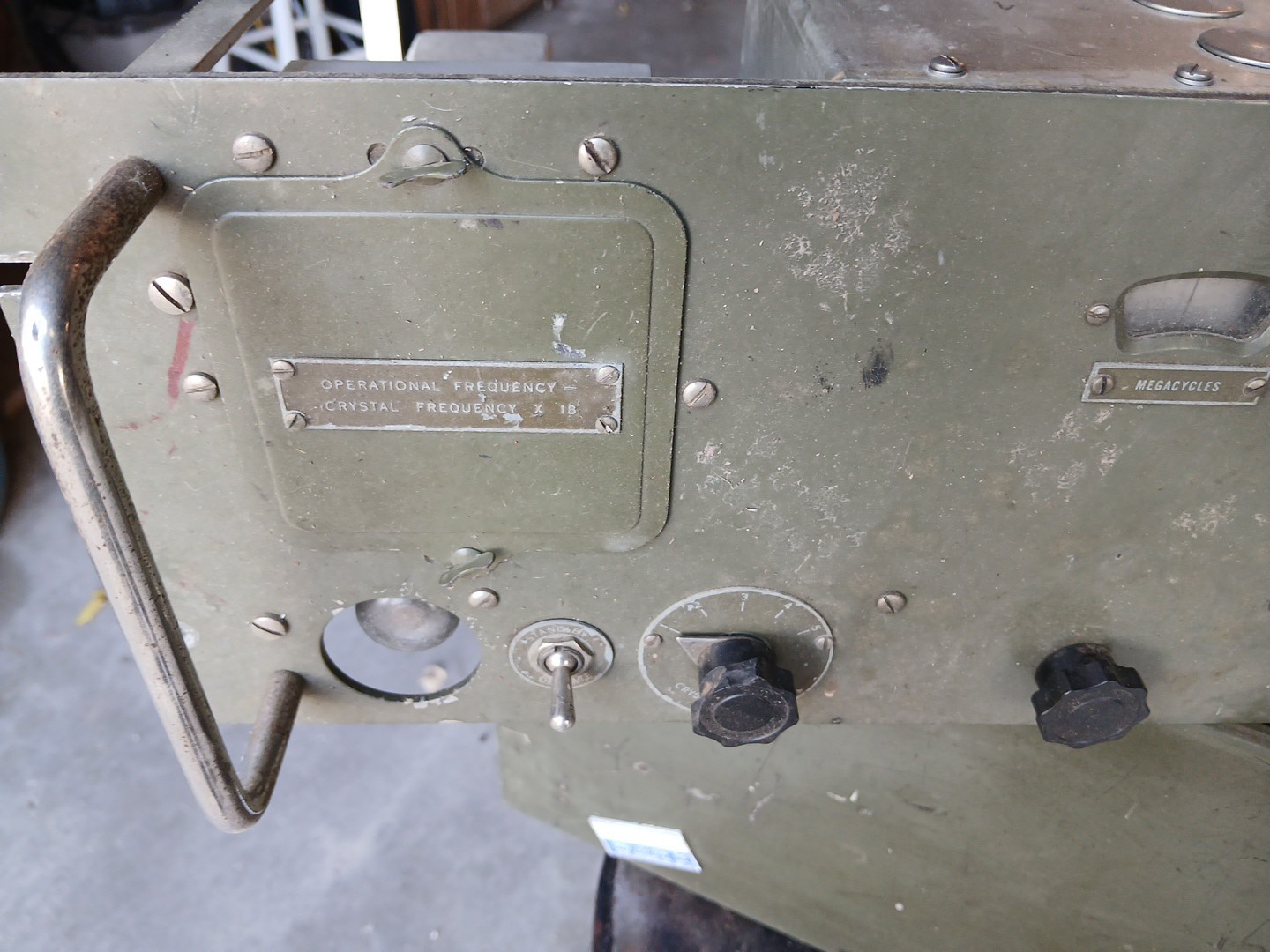 Bendix Signal Corps US Army BC-638-A frequency meter Receiver Untested For Parts