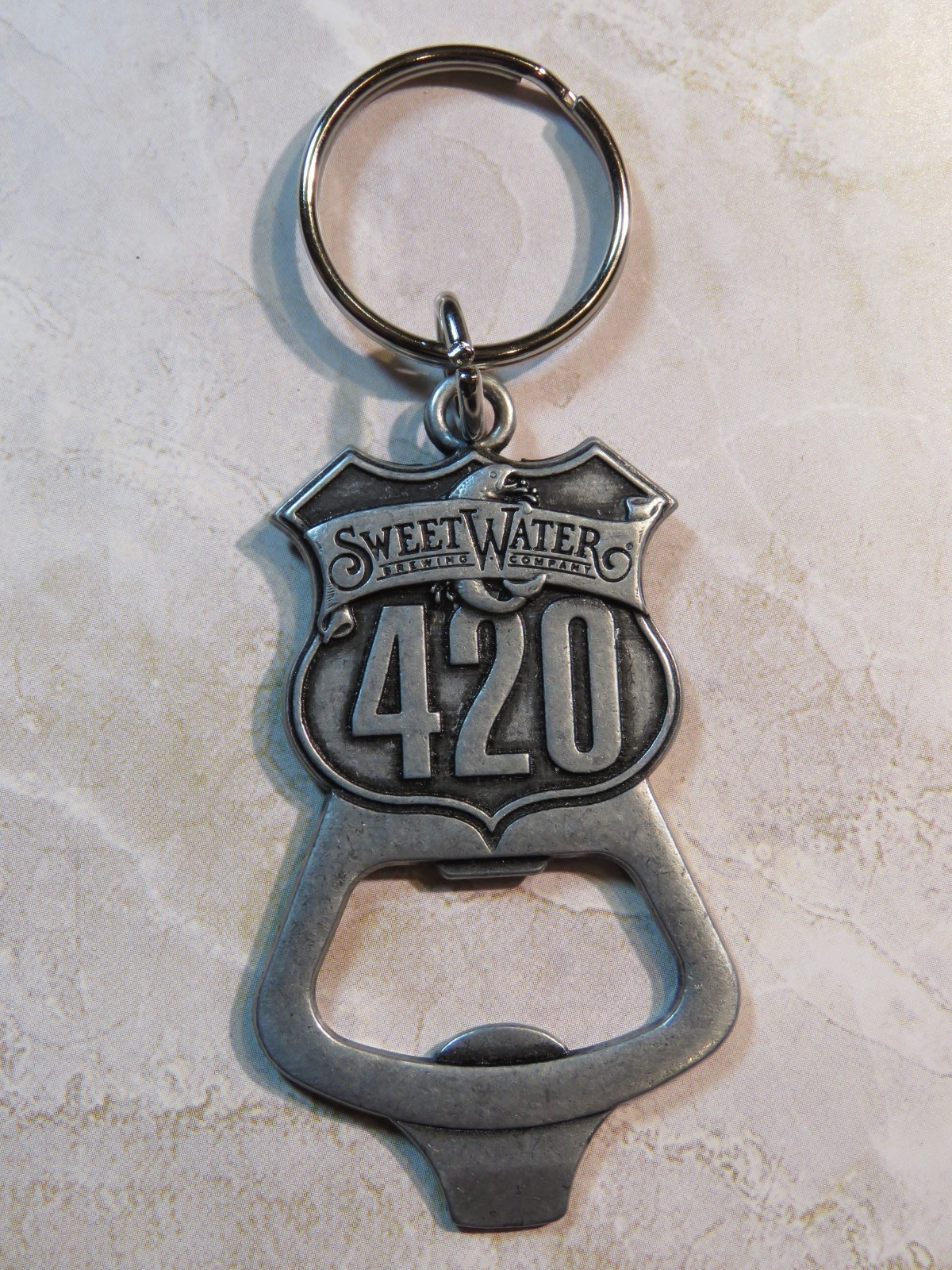 Metal BEER Key Chain Bottle Opener ~ STILLWATER Brewing 420 Pale Ale ~ GEORGIA