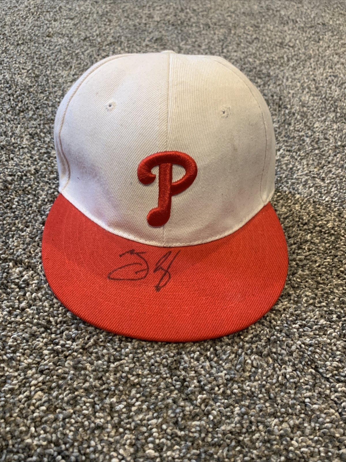Phillies Signed Hat - Trevor May