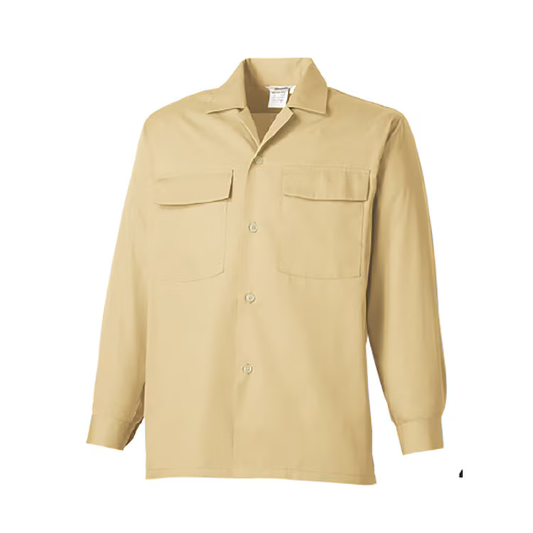 【 JAPAN WORK WEAR Long Sleeve Open Shirt】takaya391200