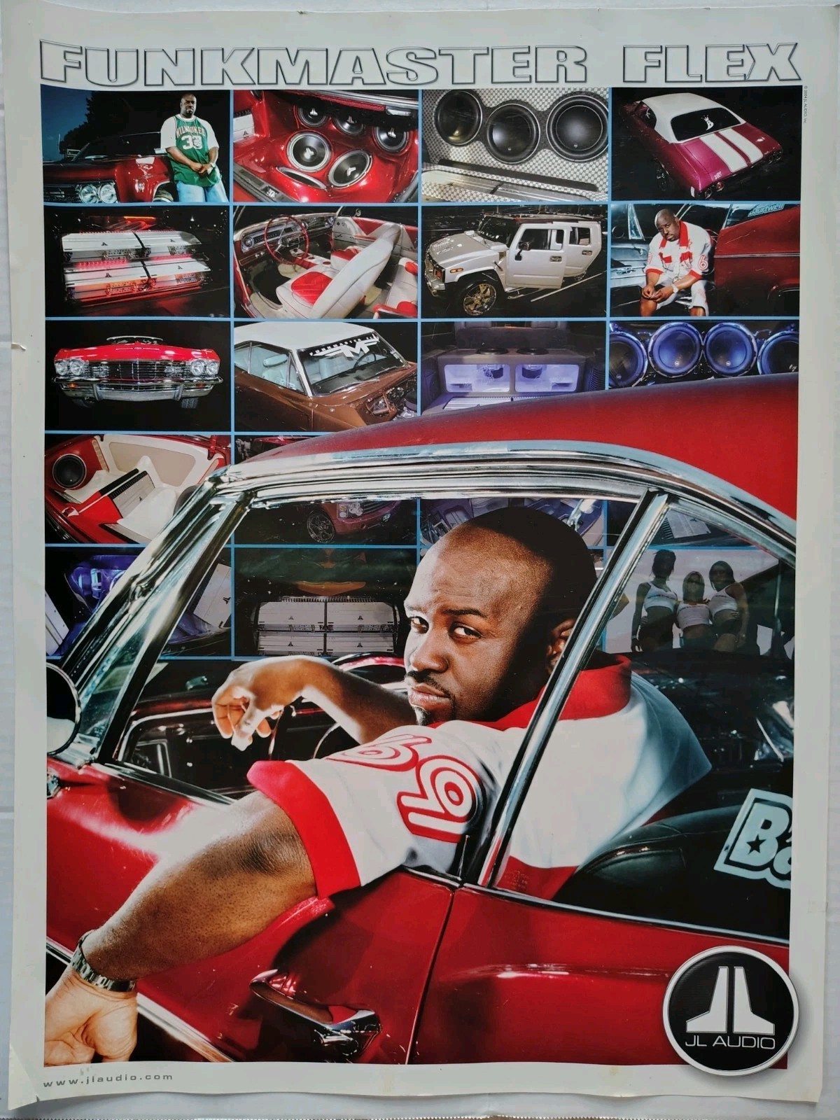 24x18 2007 JL Audio Funk Master Flex 🔥Original Dealership Promotional Poster