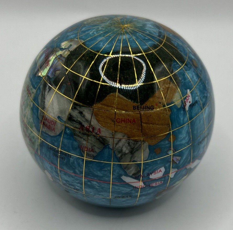 Gemstone Globe Blue