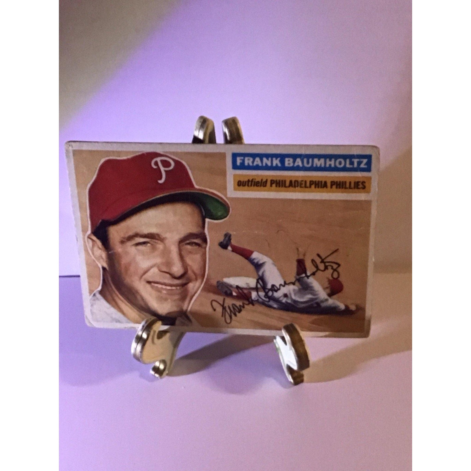 Vintage 1956 Topps Frank Baumholtz # 274 Fair-Good