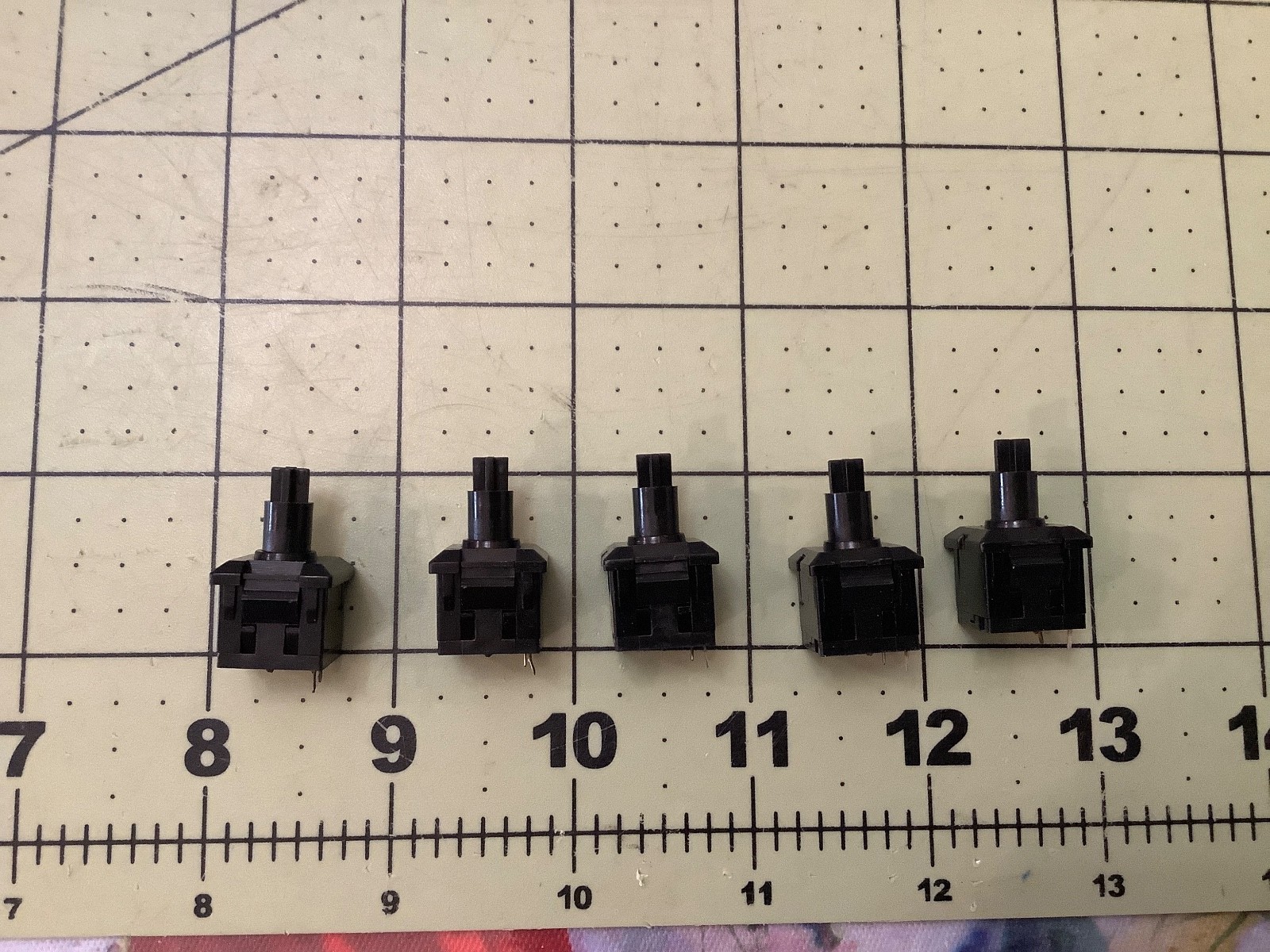 VINTAGE Lot of 5 Apple II SMK Long Stem  Key Switch Tested