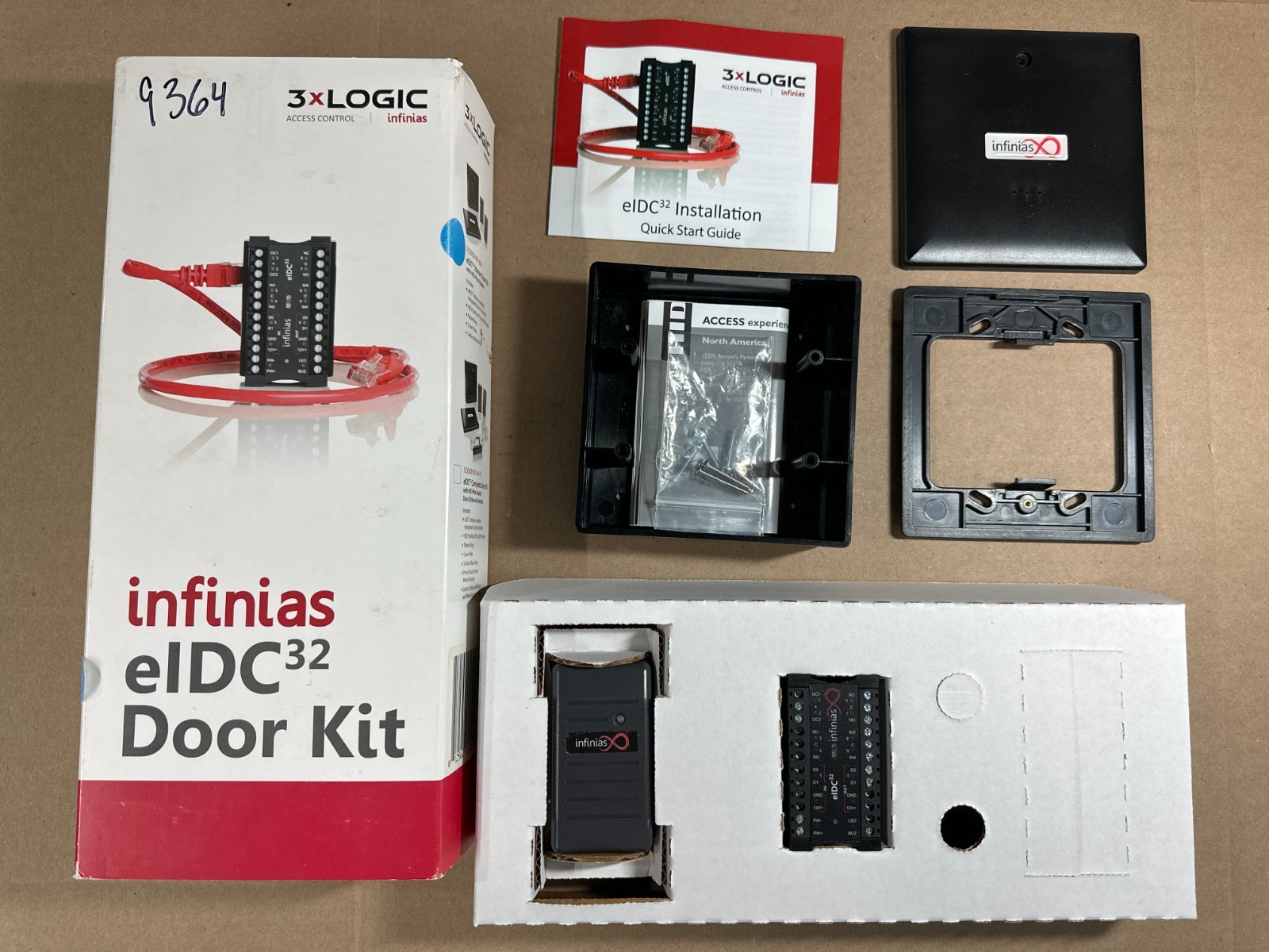 3XLOGIC INFINIAS ELDC32 DOOR KIT S-DOOR-KIT-WH